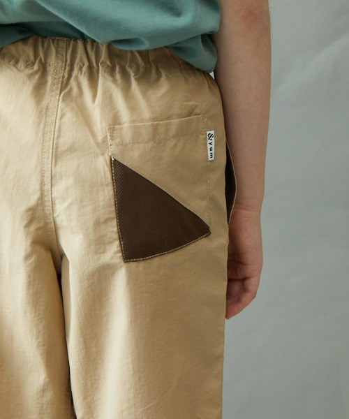 &yam(アンドヤム)の「水陸両用 速乾素材 ベルト付き配色ポケットショートパンツ(その他パンツ・キッズ・グリーン/ブラウン/オレンジ/ブラック/ベージュ・110-120cm/140-150cm/130-140cm/150-160cm/120-130cm)」の19枚目の写真