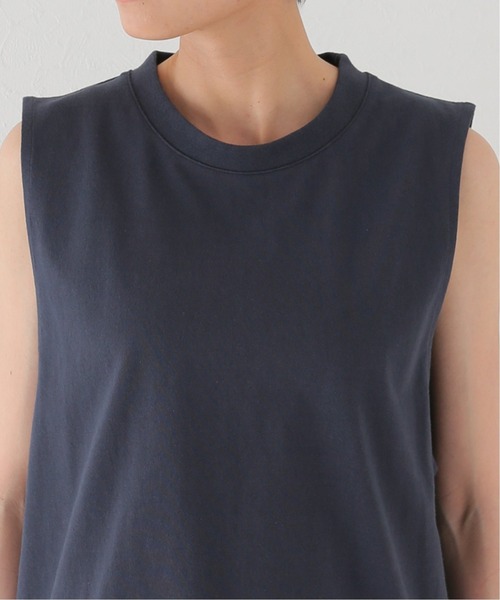 JOINT WORKS(ジョイントワークス)の「J-ヘビーオンスノースリーブTシャツ(Tシャツ/カットソー・レディース・ホワイト/ピンク/スミクロ・FREE)」の5枚目の写真