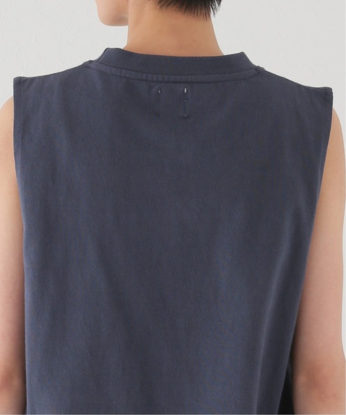 JOINT WORKS(ジョイントワークス)の「J-ヘビーオンスノースリーブTシャツ(Tシャツ/カットソー・レディース・ホワイト/ピンク/スミクロ・FREE)」の6枚目の写真