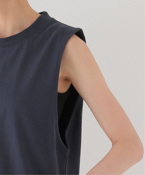 JOINT WORKS(ジョイントワークス)の「J-ヘビーオンスノースリーブTシャツ(Tシャツ/カットソー・レディース・ホワイト/ピンク/スミクロ・FREE)」の7枚目の写真