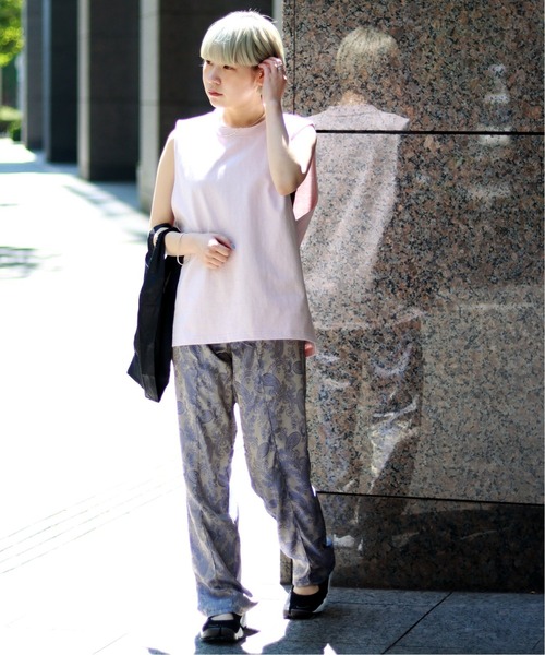 JOINT WORKS(ジョイントワークス)の「J-ヘビーオンスノースリーブTシャツ(Tシャツ/カットソー・レディース・ホワイト/ピンク/スミクロ・FREE)」の20枚目の写真