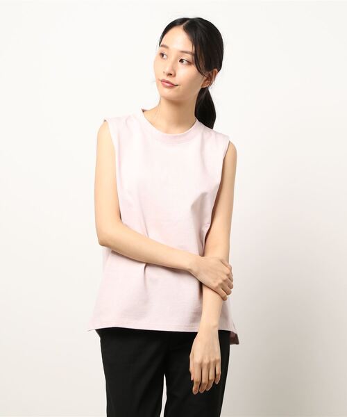 JOINT WORKS(ジョイントワークス)の「J-ヘビーオンスノースリーブTシャツ(Tシャツ/カットソー・レディース・ホワイト/ピンク/スミクロ・FREE)」の15枚目の写真