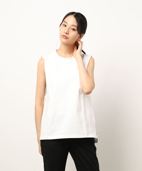 JOINT WORKS(ジョイントワークス)の「J-ヘビーオンスノースリーブTシャツ(Tシャツ/カットソー・レディース・ホワイト/ピンク/スミクロ・FREE)」の16枚目の写真