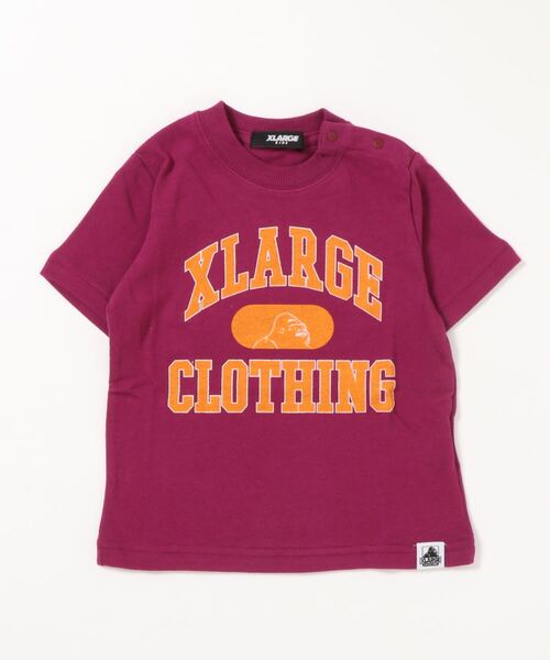 XLARGE KIDS（エクストララージキッズ）の「アメカジOGゴリラ&ロゴプリントTシャツ（Tシャツ/カットソー・キッズ・ブラック/アイボリー/ライトグリーン/パープル・100cm/110cm/130cm/120cm/140cm/90cm）」の4枚目の写真