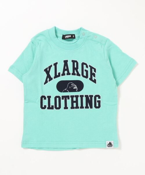 XLARGE KIDS（エクストララージキッズ）の「アメカジOGゴリラ&ロゴプリントTシャツ（Tシャツ/カットソー・キッズ・ブラック/アイボリー/ライトグリーン/パープル・100cm/110cm/130cm/120cm/140cm/90cm）」の3枚目の写真