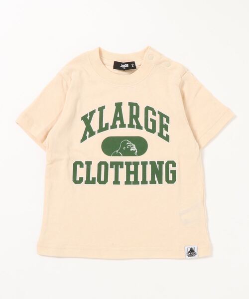 XLARGE KIDS（エクストララージキッズ）の「アメカジOGゴリラ&ロゴプリントTシャツ（Tシャツ/カットソー・キッズ・ブラック/アイボリー/ライトグリーン/パープル・100cm/110cm/130cm/120cm/140cm/90cm）」の2枚目の写真