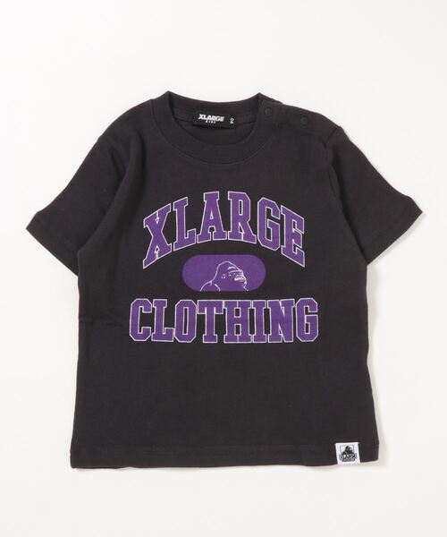 XLARGE KIDS（エクストララージキッズ）の「アメカジOGゴリラ&ロゴプリントTシャツ（Tシャツ/カットソー・キッズ・ブラック/アイボリー/ライトグリーン/パープル・100cm/110cm/130cm/120cm/140cm/90cm）」の6枚目の写真
