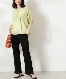 N.（N. Natural Beauty Basic） | ポンチブーツカットパンツ(その他パンツ)