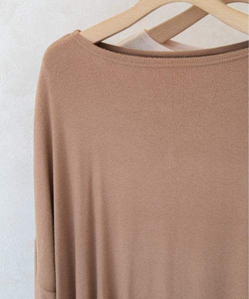 ACCL（エーシーシーエル）の「ヘブンリーウェアトップス（Tシャツ/カットソー・レディース・アイボリー/ブラウン・FREE）」の20枚目の写真