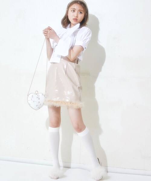 KOL ME BABY(コルミーベイビー)の「◆Puppy Skirt(スカート・レディース・ライトベージュ・00)」の5枚目の写真