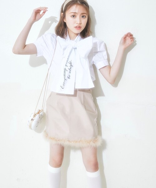 KOL ME BABY(コルミーベイビー)の「◆Puppy Skirt(スカート・レディース・ライトベージュ・00)」の6枚目の写真