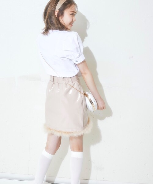 KOL ME BABY(コルミーベイビー)の「◆Puppy Skirt(スカート・レディース・ライトベージュ・00)」の7枚目の写真