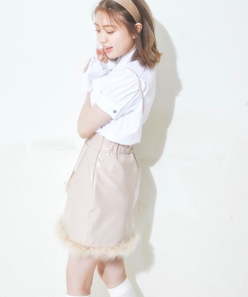KOL ME BABY(コルミーベイビー)の「◆Puppy Skirt(スカート・レディース・ライトベージュ・00)」の8枚目の写真