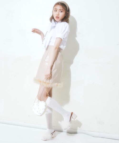 KOL ME BABY(コルミーベイビー)の「◆Puppy Skirt(スカート・レディース・ライトベージュ・00)」の9枚目の写真