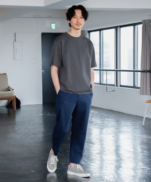 GLOBAL WORK（グローバルワーク）の「カノコWフェイスTee/942518（Tシャツ/カットソー・メンズ・ライトグリーン/ブラウン/ライトベージュ/ネイビー・X-LARGE/LARGE/MEDIUM/SMALL）」の7枚目の写真