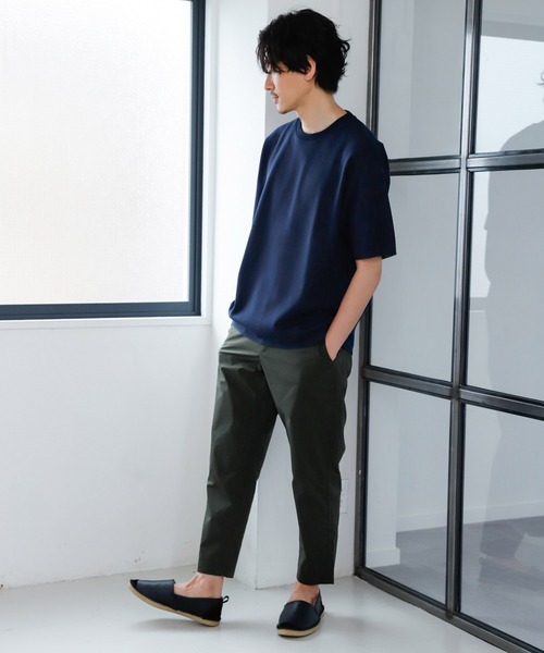 GLOBAL WORK（グローバルワーク）の「カノコWフェイスTee/942518（Tシャツ/カットソー・メンズ・ライトグリーン/ブラウン/ライトベージュ/ネイビー・X-LARGE/LARGE/MEDIUM/SMALL）」の8枚目の写真