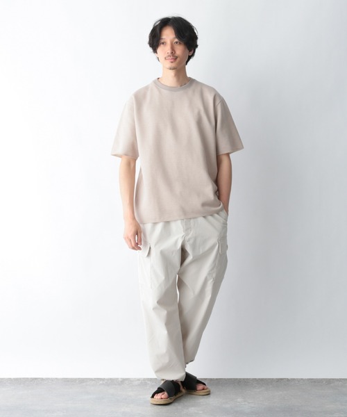 GLOBAL WORK（グローバルワーク）の「カノコWフェイスTee/942518（Tシャツ/カットソー・メンズ・ライトグリーン/ブラウン/ライトベージュ/ネイビー・X-LARGE/LARGE/MEDIUM/SMALL）」の12枚目の写真