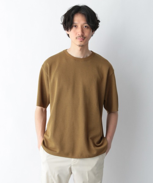 GLOBAL WORK（グローバルワーク）の「カノコWフェイスTee/942518（Tシャツ/カットソー・メンズ・ライトグリーン/ブラウン/ライトベージュ/ネイビー・X-LARGE/LARGE/MEDIUM/SMALL）」の11枚目の写真