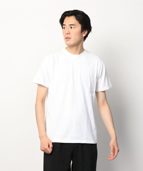 comfort colors(コンフォートカラーズ)の「COMFORT COLORS/6.0ozショートスリーブTシャツ(Tシャツ/カットソー・メンズ・ホワイト/チャコールグレー/ベージュ/ネイビー/ラベンダー/マスタード/ピンク/グリーン・SMALL/MEDIUM/LARGE/X-LARGE)」の2枚目の写真