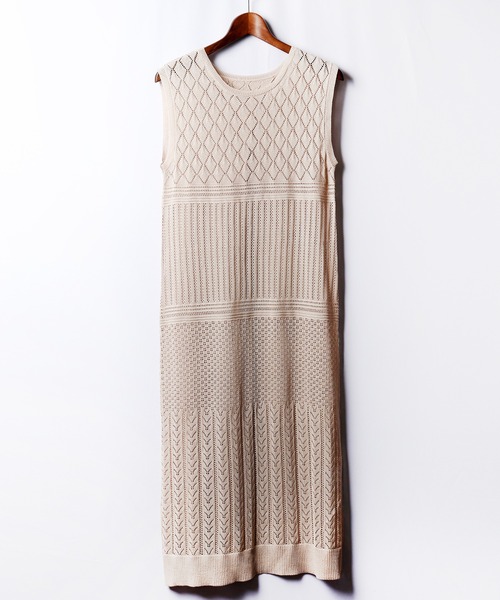 Brownie（ブラウニー）の「Brownie　BACK重ねベストワンピース（ワンピース・レディース・ベージュ/ライトグレー/モカ・FREE）」の20枚目の写真