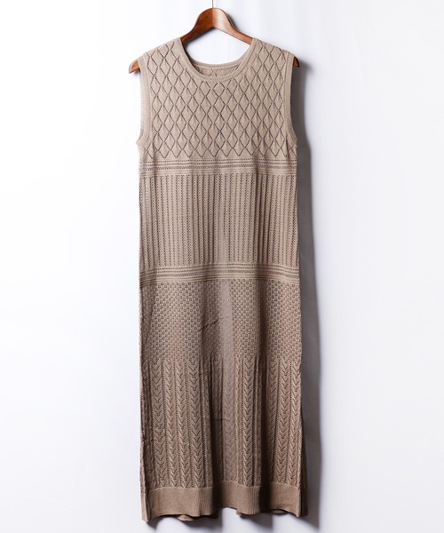 Brownie（ブラウニー）の「Brownie　BACK重ねベストワンピース（ワンピース・レディース・ベージュ/ライトグレー/モカ・FREE）」の13枚目の写真