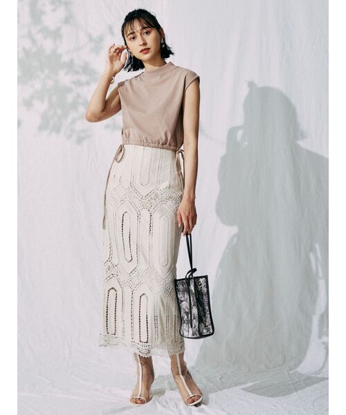 MERCURYDUO(マーキュリーデュオ)の「ジャカード2WAYミニポシェット(ハンドバッグ・レディース・ベージュ/ブラウン・FREE)」の14枚目の写真