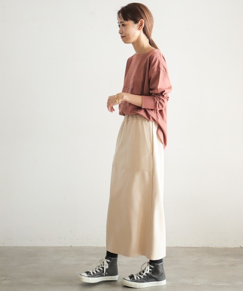 NOMBRE IMPAIR（ノンブルアンペール）の「CAT PT ロンTEE（Tシャツ/カットソー・レディース・ホワイト/パープル/ブラウン・FREE）」の9枚目の写真