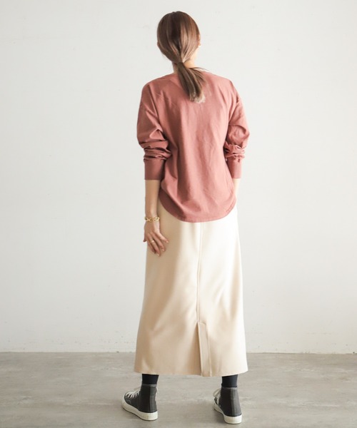 NOMBRE IMPAIR（ノンブルアンペール）の「CAT PT ロンTEE（Tシャツ/カットソー・レディース・ホワイト/パープル/ブラウン・FREE）」の11枚目の写真