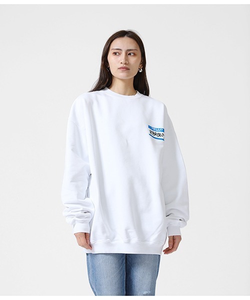 VETEMENTS（ヴェトモン）の「VETEMENTS / ヴェトモン：MY NAME IS VETEMENTS SWEATSHIRT：UA52TR630[RIP]（スウェット・メンズ・ブラック/ホワイト・S/L/M/XL）」の9枚目の写真