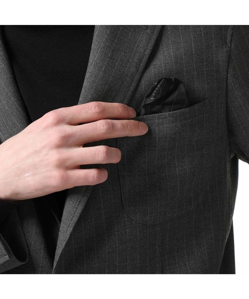 uniform experiment(ユニフォームエクスペリメント)の「TR STRETCH 3BUTTON JACKET(テーラードジャケット・メンズ・チャコールグレー/グレー・2/3/4/1)」の7枚目の写真