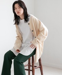 LOWRYS FARM | ウスモチモチクルーミドルカーディガン　218154(カーディガン/ボレロ)