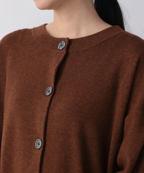 LOWRYS FARM(ローリーズファーム)の「ウスモチモチクルーミドルカーディガン 218154(カーディガン/ボレロ・レディース・アイボリー/ブラック/ダークブラウン/ブルー/ピンク/グリーン・FREE)」の11枚目の写真