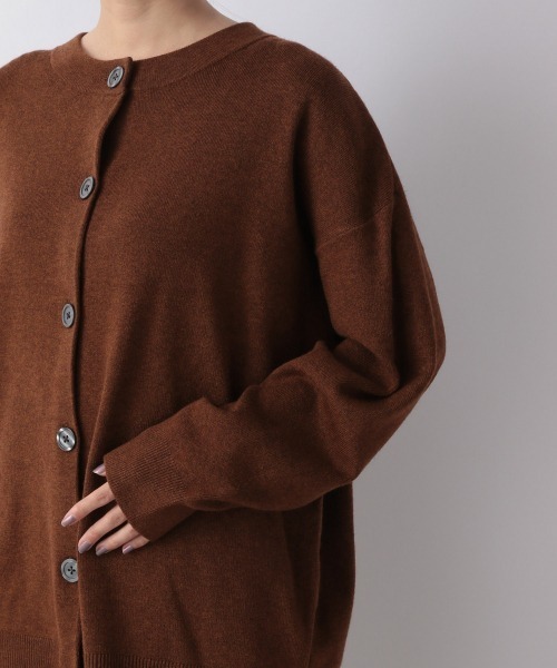 LOWRYS FARM(ローリーズファーム)の「ウスモチモチクルーミドルカーディガン 218154(カーディガン/ボレロ・レディース・アイボリー/ブラック/ダークブラウン/ブルー/ピンク/グリーン・FREE)」の18枚目の写真