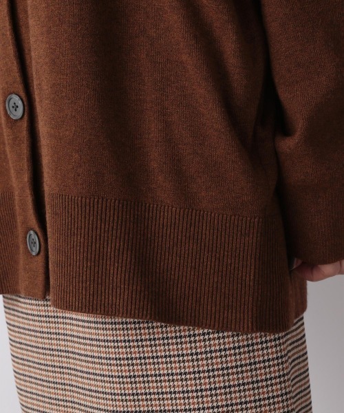 LOWRYS FARM(ローリーズファーム)の「ウスモチモチクルーミドルカーディガン 218154(カーディガン/ボレロ・レディース・アイボリー/ブラック/ダークブラウン/ブルー/ピンク/グリーン・FREE)」の9枚目の写真