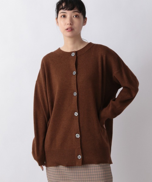 LOWRYS FARM(ローリーズファーム)の「ウスモチモチクルーミドルカーディガン 218154(カーディガン/ボレロ・レディース・アイボリー/ブラック/ダークブラウン/ブルー/ピンク/グリーン・FREE)」の19枚目の写真