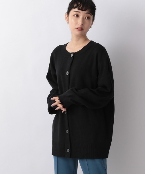 LOWRYS FARM(ローリーズファーム)の「ウスモチモチクルーミドルカーディガン 218154(カーディガン/ボレロ・レディース・アイボリー/ブラック/ダークブラウン/ブルー/ピンク/グリーン・FREE)」の20枚目の写真