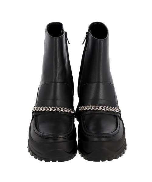 G.V.G.V.（ジーヴィージーヴィー）の「LOAFER ANKLE BOOTS（ブーツ・レディース・ブラック/ベージュ/カーキ・S/M/L）」の14枚目の写真
