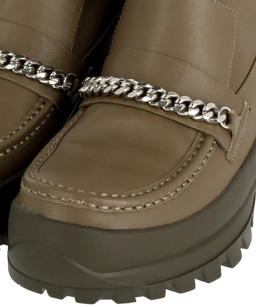 G.V.G.V.（ジーヴィージーヴィー）の「LOAFER ANKLE BOOTS（ブーツ・レディース・ブラック/ベージュ/カーキ・S/M/L）」の21枚目の写真