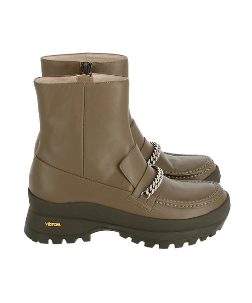 G.V.G.V.（ジーヴィージーヴィー）の「LOAFER ANKLE BOOTS（ブーツ・レディース・ブラック/ベージュ/カーキ・S/M/L）」の13枚目の写真