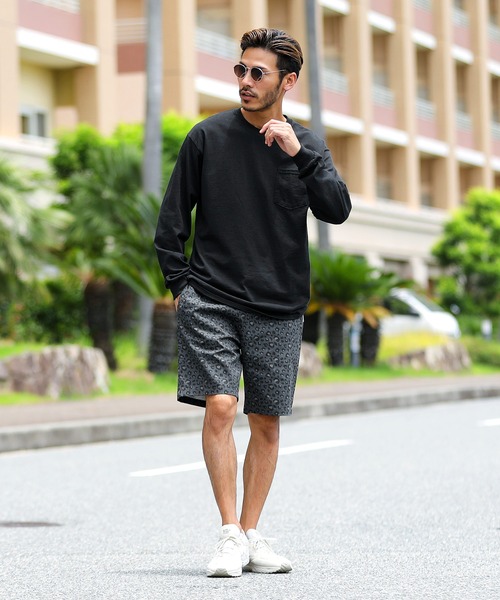 GILDAN（ギルダン）の「GILDAN ギルダン ポケット付き ビッグシルエット オーバーサイズ 無地 ロンT（Tシャツ/カットソー・メンズ・ネイビー/オレンジ系その他/ホワイト/ブラック/グレー系その他/グリーン系その他・MEDIUM/SMALL/X-LARGE/LARGE）」の10枚目の写真