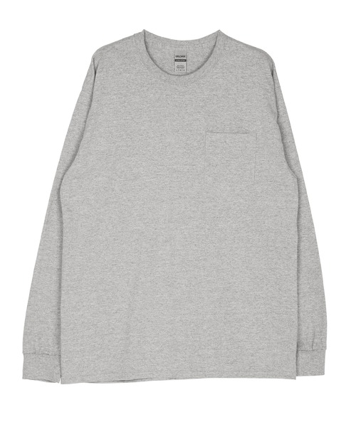 GILDAN（ギルダン）の「GILDAN ギルダン ポケット付き ビッグシルエット オーバーサイズ 無地 ロンT（Tシャツ/カットソー・メンズ・ネイビー/オレンジ系その他/ホワイト/ブラック/グレー系その他/グリーン系その他・MEDIUM/SMALL/X-LARGE/LARGE）」の8枚目の写真