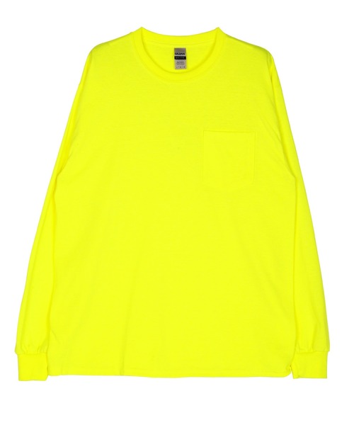 GILDAN（ギルダン）の「GILDAN ギルダン ポケット付き ビッグシルエット オーバーサイズ 無地 ロンT（Tシャツ/カットソー・メンズ・ネイビー/オレンジ系その他/ホワイト/ブラック/グレー系その他/グリーン系その他・MEDIUM/SMALL/X-LARGE/LARGE）」の22枚目の写真