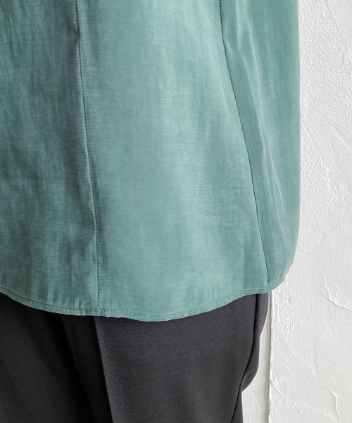 CAPRICIEUX LE'MAGE（カプリシューレマージュ）の「フリルフレンチブラウス（シャツ/ブラウス・レディース・イエロー/ブラック/グリーン・FREE）」の13枚目の写真