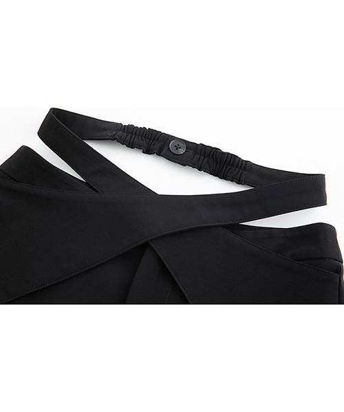 chuclla(チュクラ)の「【chuclla】【2021AW】Cross waist straight pants chw21a069(その他パンツ・レディース・ブラック・XS/S/M)」の10枚目の写真