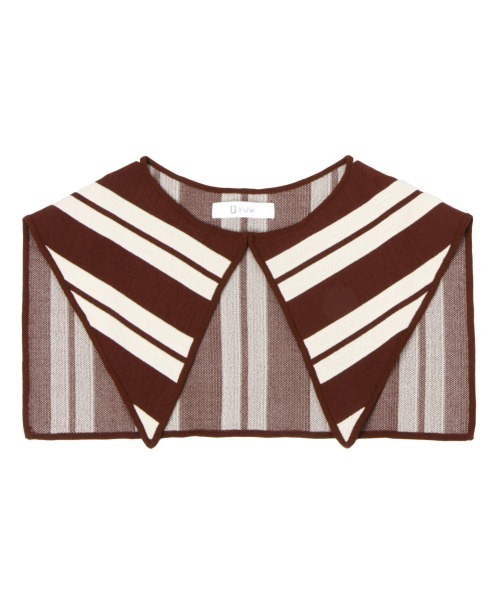 yuw（ユウ）の「JACQUARD KNIT COLLAR　236150（付け襟・レディース・ブラック/ブラウン/グリーン/ブルー/レッド/ブラック系その他・FREE）」の20枚目の写真
