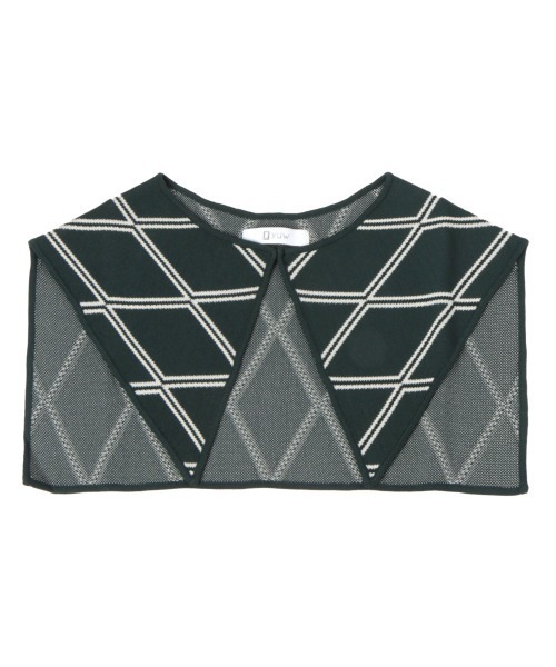 yuw（ユウ）の「JACQUARD KNIT COLLAR　236150（付け襟・レディース・ブラック/ブラウン/グリーン/ブルー/レッド/ブラック系その他・FREE）」の18枚目の写真