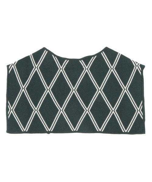 yuw（ユウ）の「JACQUARD KNIT COLLAR　236150（付け襟・レディース・ブラック/ブラウン/グリーン/ブルー/レッド/ブラック系その他・FREE）」の17枚目の写真