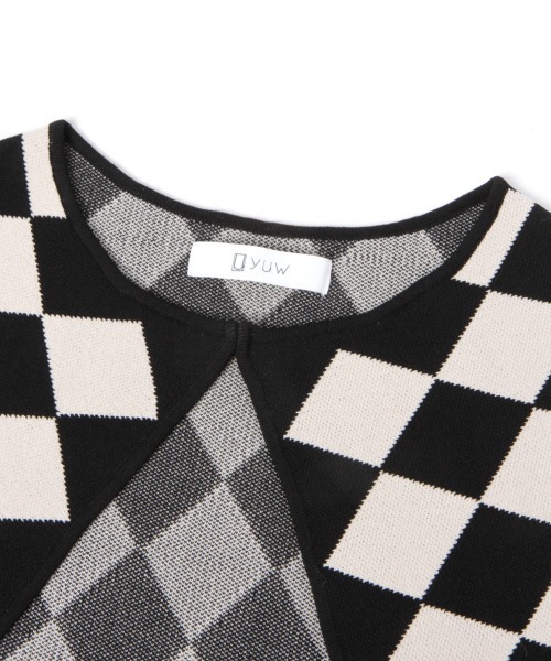 yuw（ユウ）の「JACQUARD KNIT COLLAR　236150（付け襟・レディース・ブラック/ブラウン/グリーン/ブルー/レッド/ブラック系その他・FREE）」の16枚目の写真