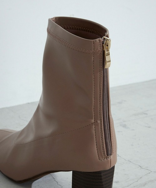 COMME CA ISM（コムサイズム）の「ストレッチブーツ（ブーツ・レディース・ブラック/オフホワイト/モカ・23.5cm/24.5cm）」の12枚目の写真