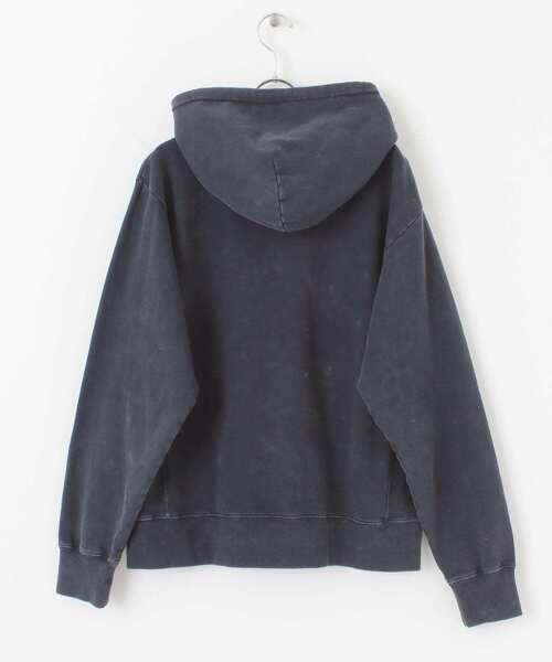 URBAN RESEARCH ROSSO MEN(アーバンリサーチロッソメン)の「ピグメントダイ裏毛ジップパーカー『セットアップ対応』(パーカー・メンズ・ブラック/ネイビー・MEDIUM/LARGE/X-LARGE)」の22枚目の写真